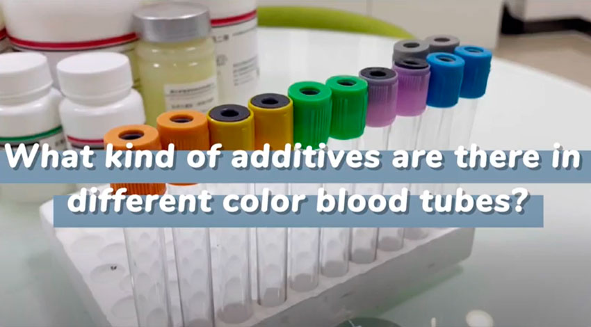 어떤 종류의 첨가제가 다른 색 혈관에 있습니까?